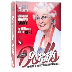 Greedy Gilf - žena na napuhavanje u prirodnoj veličini
