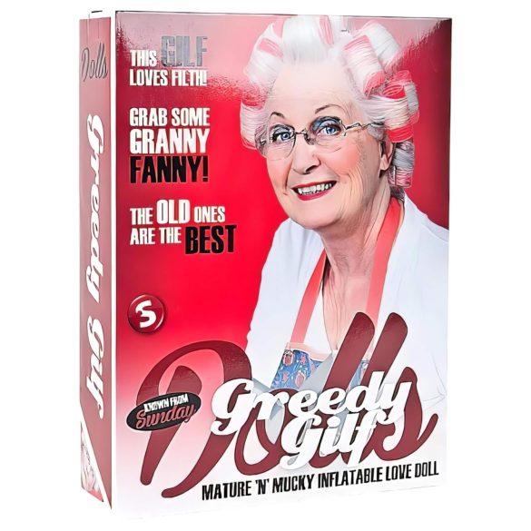 Greedy Gilf - žena na napuhavanje u prirodnoj veličini