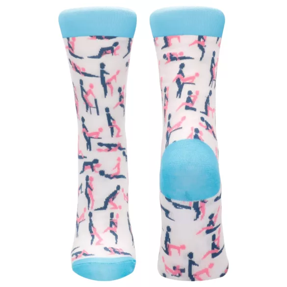 S-Line Sexy Socks - čarape od pamuka - kama sutra motiv - 42-46