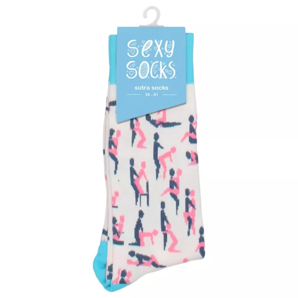 S-Line Sexy Socks - čarape od pamuka - kama sutra motiv - 42-46