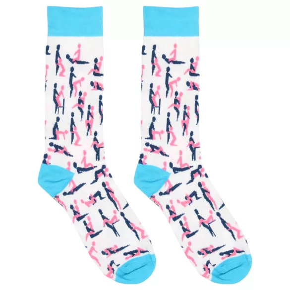 S-Line Sexy Socks - čarape od pamuka - kama sutra motiv - 42-46