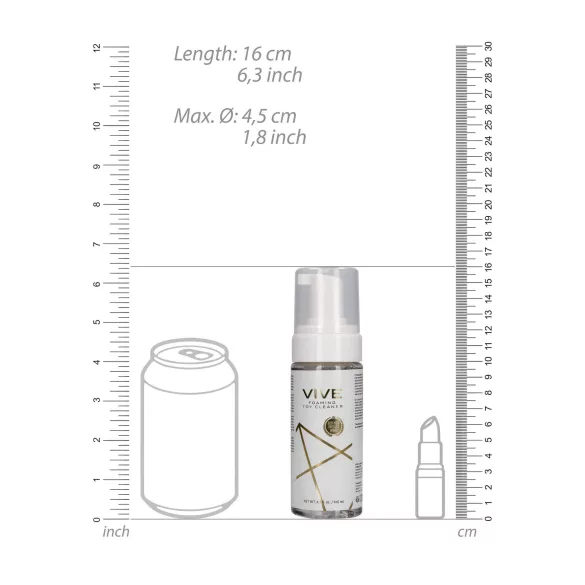 Vive - sprej za čišćenje erotskih igračaka - pjena - 140ml