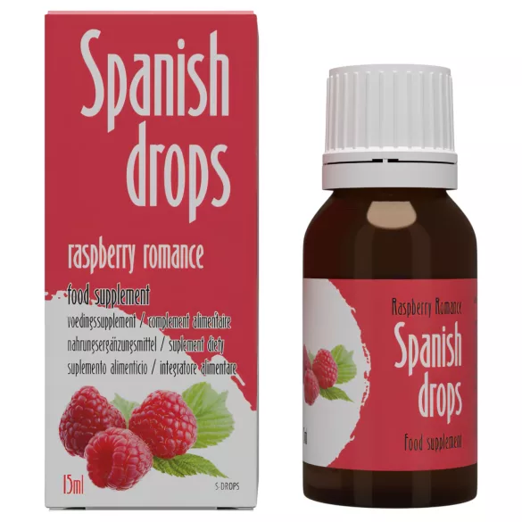 Cobeco Spanish Drops - kapi za povećanje želje - malina (15ml)