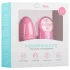EasyToys - nosivo radiofrekvencijsko jaje za vibraciju s 7 ritmova (rozo)
