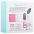 EasyToys - nosivo radiofrekvencijsko jaje za vibraciju s 7 ritmova (rozo)