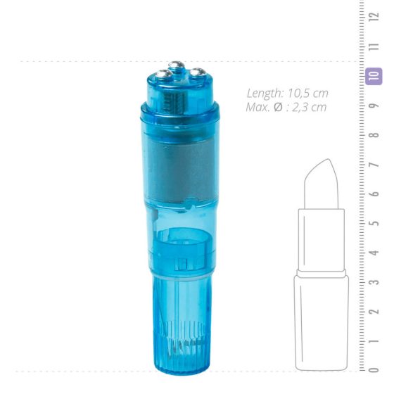 Easytoys Pocket Rocket - set vibratora - plavi (5 dijelova)
