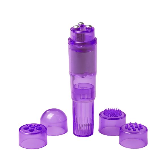 Easytoys Pocket Rocket - set s vibratorom - ljubičasta (5 dijelova)