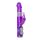 Easytoys Rabbit - rotirajući vibrator s perlicama, s klitoralnim nastavkom (ljubičasti)