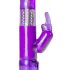 Easytoys Rabbit - rotirajući vibrator s perlicama, s klitoralnim nastavkom (ljubičasti)