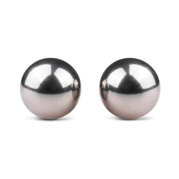 Easytoys Ben Wa - čelične geisha kuglice - srebrne (19mm)