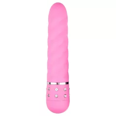   Easytoys Diamond - vibrator štapić zakrivljenog oblika - pink