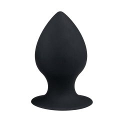   EasyToys okrugli čep za guzu XL - analni dildo (crni) - ekstra velik