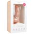 Easytoys - dildo s vakuumskim postoljem i testisima (15 cm) - prirodno