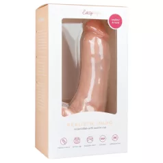   Easytoys - dildo s testisima i vakumskom bazom 20 cm - prirodna boja