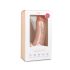 Easytoys - dildo s vakuumskom bazom i testisima (20 cm) - prirodan