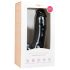 Easytoys - crni dildo s testisima i vakuumskom bazom (20 cm)