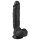 Easytoys - Dildo s postoljem i testisima (22,5cm) - crni