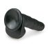 Easytoys - Dildo s postoljem i testisima (22,5cm) - crni