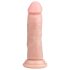 Easytoys - realistični dildo s vakuumskom bazom (15,5 cm) - prirodan