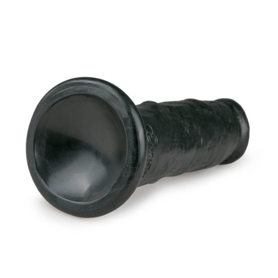 Easytoys - realistični dildo s vakuumom (15,5 cm) - crni