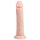 Easytoys - realistični dildo sa vakum bazom (20,5 cm) - prirodna boja