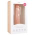 Easytoys - realistični dildo sa vakum bazom (20,5 cm) - prirodna boja