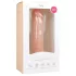 Easytoys - realistični dildo s vakuumskom bazom - 20,5 cm - prirodna boja