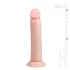 Easytoys - realistični dildo s vakuumskom bazom - 20,5 cm - prirodna boja