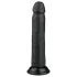 Easytoys - realistični dildo s vakumskom bazom - 20,5 cm - crni