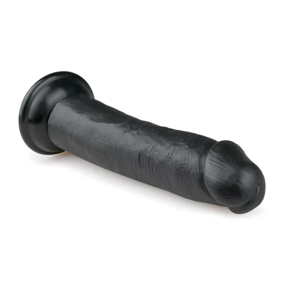 Easytoys - realistični dildo s vakumskom bazom - 20,5 cm - crni