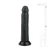 Easytoys - realistični dildo s vakumskom bazom - 20,5 cm - crni