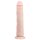 Easytoys - Ekstra veliki dildo s vakuumskom podlogom (28,5 cm) - prirodan