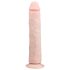 Easytoys - Ekstra veliki dildo s vakuumskom podlogom (28,5 cm) - prirodan