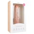 Easytoys - Ekstra veliki dildo s vakuumskom podlogom (28,5 cm) - prirodan
