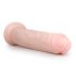Easytoys - Ekstra veliki dildo s vakuumskom podlogom (28,5 cm) - prirodan