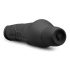 Easytoys Power Vibe - normalni silikonski penis vibrator (crni)