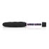 Easytoys Power Vibe - uvijeni silikonski štapni vibrator (crni)