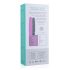 Easytoys Power Vibe - uvijeni silikonski štapni vibrator (crni)