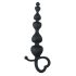EasyToys - perličasti analni dildo (crni)