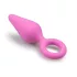 Easytoys - analni čep S - mali - silikon ružičasti