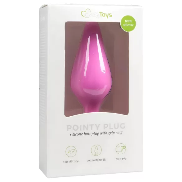 Easytoys - analni čep S - mali - silikon ružičasti