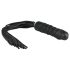 Easytoys Flogger - bič i silikonski dildo u jednom (crni)