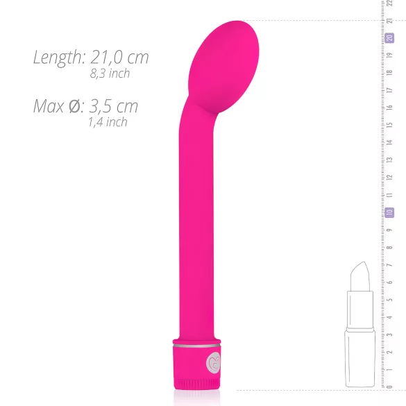 Easytoys - G-točka vibrator - tanak - silikon - roza