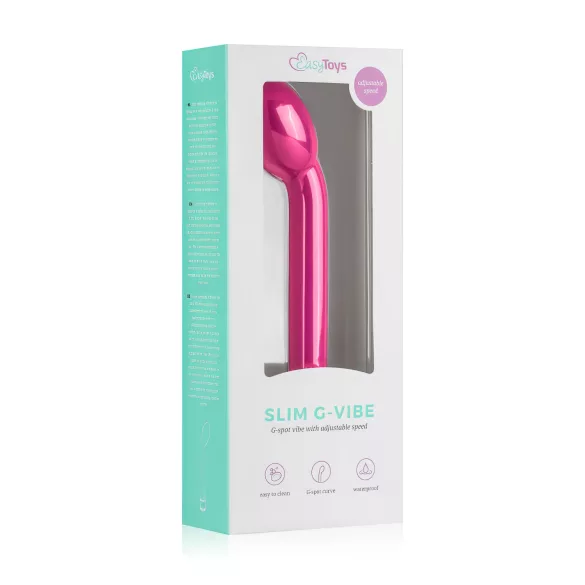 Easytoys - G-točka vibrator - tanak - silikon - roza