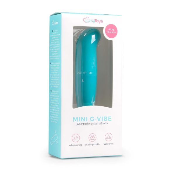 EasyToys Mini G-Vibe - G-točka vibrator (plavi)