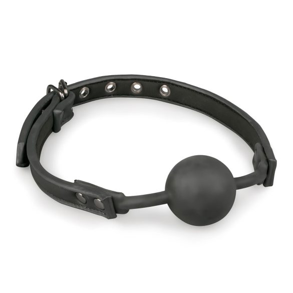 Easytoys - silikonska gag kugla (crna)