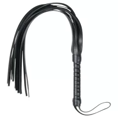 Easytoys - flogger bič - mekan umjetna koža - crni