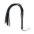 Easytoys Flogger - mekani umjetni kožni bič (crni)