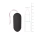 Easytoys - vibrator jaje s daljinskim upravljačem - crna