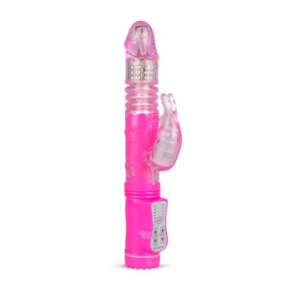 Easytoys Bunny - potiskivač vibrator (roza)